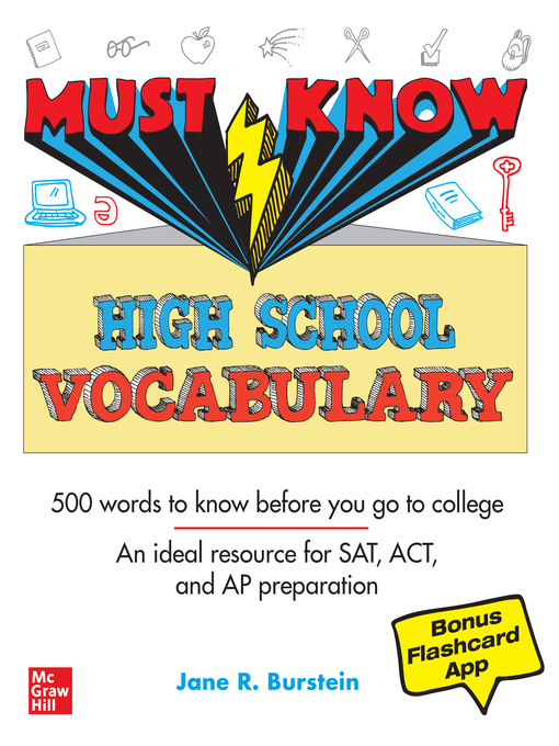 Title details for Must Know High School Vocabulary by Jane R. Burstein - Available